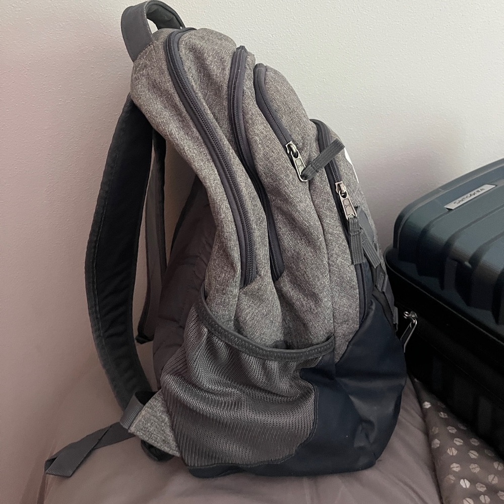 Under Armour Gray and Black Athletic Backpack - Picture 2 of 3